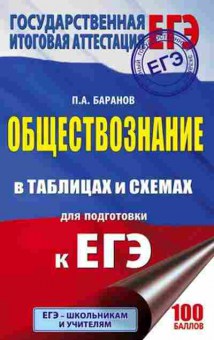 Книга ЕГЭ Обществознание в таблицах и схемах Баранов П.А., б-615, Баград.рф